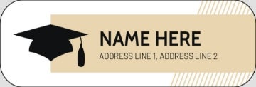Picture of Graduation Return Address Label 5
