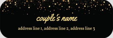 Picture of Wedding Return Address Label 5