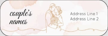 Picture of Wedding Return Address Label 8