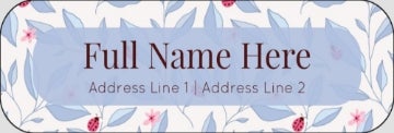 Picture of Baby Shower Return Address Label 2