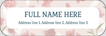 Picture of Baby Shower Return Address Label 3
