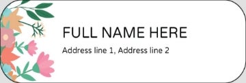 Picture of Baby Shower Return Address Label 4