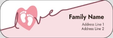 Picture of Baby Shower Return Address Label 5
