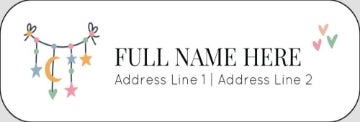 Picture of Baby Shower Return Address Label 9