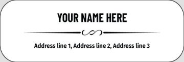 Picture of Personal Return Address Label 1