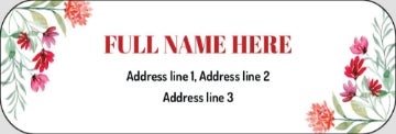 Picture of Personal Return Address Label 2