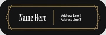 Picture of Personal Return Address Label 5