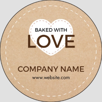 Picture of Food & Beverage Sticker 6 - Circle 2" x 2"