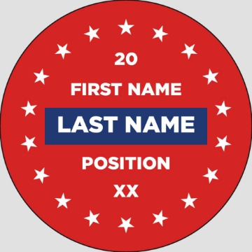 Picture of Political Stickers 4 - Circle 2" x 2"