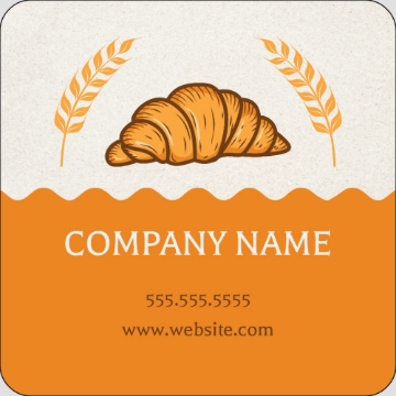 Picture of Food & Beverage Sticker 2 - Rounded Square 3" x 3"