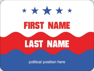Picture of Political Stickers 1 - Rounded Rectangle 3" x 4"