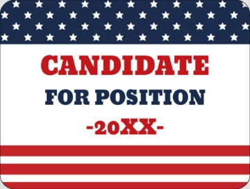 Picture of Political Stickers 2 - Rounded Rectangle 3" x 4"
