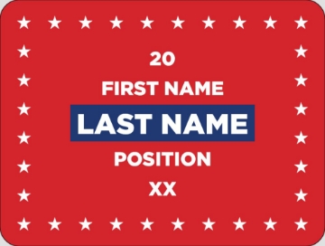 Picture of Political Stickers 4 - Rounded Rectangle 3" x 4"