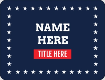 Picture of Political Stickers 7 - Rounded Rectangle 3" x 4"