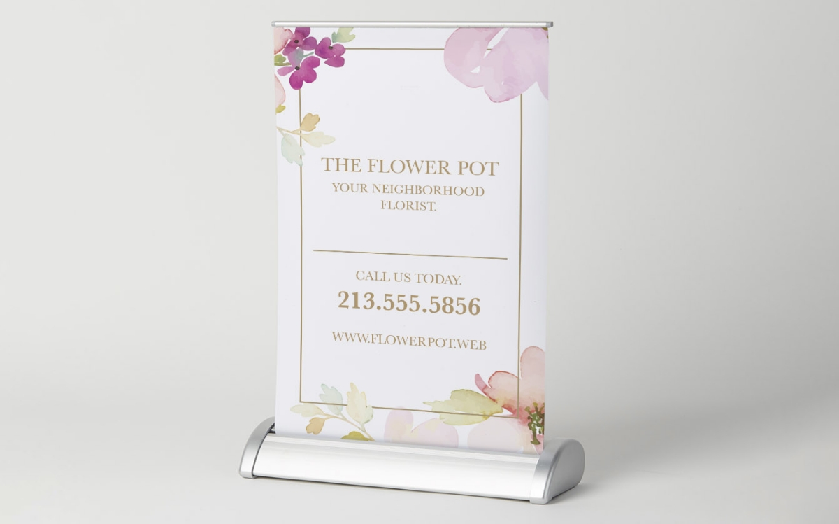 Picture of 12" x 8.5" Tabletop Retractable PFF