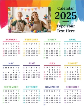 Picture of Magnetic Calendar 7 - Vertical
