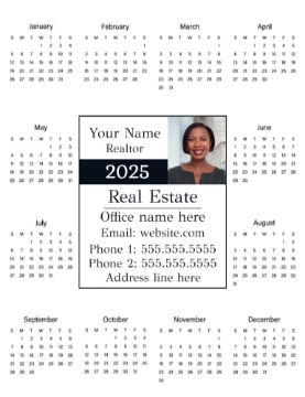 Picture of Magnetic Calendar 12 - Vertical
