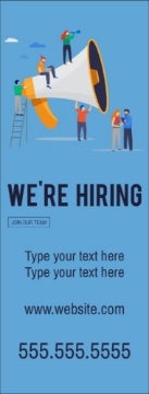 Picture of Now Hiring 11 - 60" x 23"