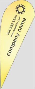 Picture of Best Seller 13 - 10ft Teardrop Flag