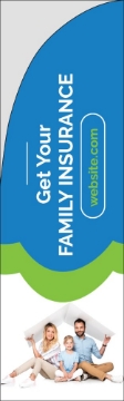 Picture of Family Insurance - 10ft Straight Flag