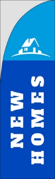 Picture of Home Builders / Remodeling 1 - 10ft Straight Flag