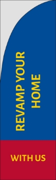 Picture of Home Builders / Remodeling 7 - 10ft Straight Flag