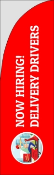 Picture of Pizza 6 - 10ft Straight Flag