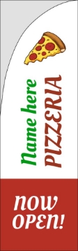 Picture of Pizza - 10ft Straight Flag