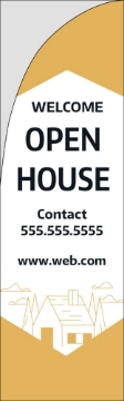 Picture of Real Estate 02 - 10ft Straight Flag