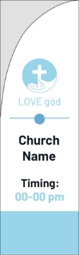 Picture of Religious 08 - 10ft Straight Flag