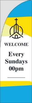 Picture of Religious 09 - 10ft Straight Flag