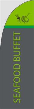 Picture of Seafood Buffet - 10ft Straight Flag