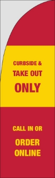 Picture of Take Out 7 - 10ft Straight Flag