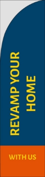 Picture of Home Builders / Remodeling 7 - 13ft Straight Flag