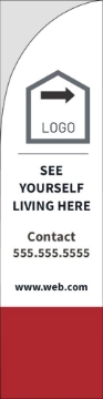 Picture of Real Estate 04 - 13ft Straight Flag