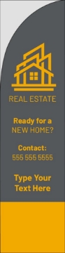 Picture of Real Estate-NewHome-05 - 13ft Straight Flag