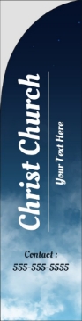 Picture of Religious 01 - 13ft Straight Flag