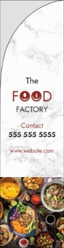 Picture of Restaurant 02 - 13ft Straight Flag