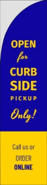 Picture of Take Out 4 - 13ft Straight Flag