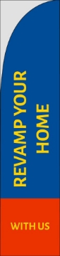 Picture of Home Builders / Remodeling 7 - 15.5ft Straight Flag