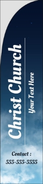 Picture of Religious 01 - 15.5ft Straight Flag