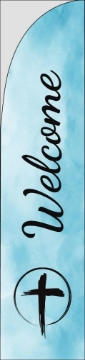 Picture of Religious 3 - 15.5ft Straight Flag