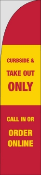 Picture of Take Out 7 - 15.5ft Straight Flag