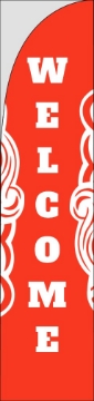 Picture of Welcome 7 - 15.5ft Straight Flag