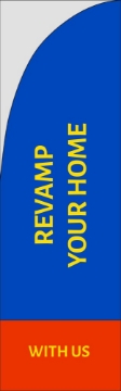 Picture of Home Builders / Remodeling 7 - 7.5ft Straight Flag