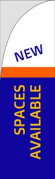 Picture of Office Space 8 - 7.5ft Straight Flag