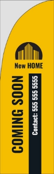 Picture of Real Estate-NewHome-07 - 7.5ft Straight Flag