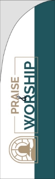 Picture of Religious_10 - 7.5ft Straight Flag