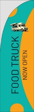 Picture of Restaurant_Food Truck_01 - 7.5ft Straight Flag