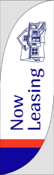 Picture of Now Leasing 8 - 7.5ft Feather Flag